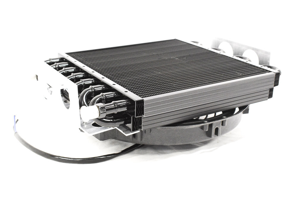 35530G Transmission Oil Cooler 16 Pass with 10" Electric Fan (5"x11.5"x15.75") - view 6