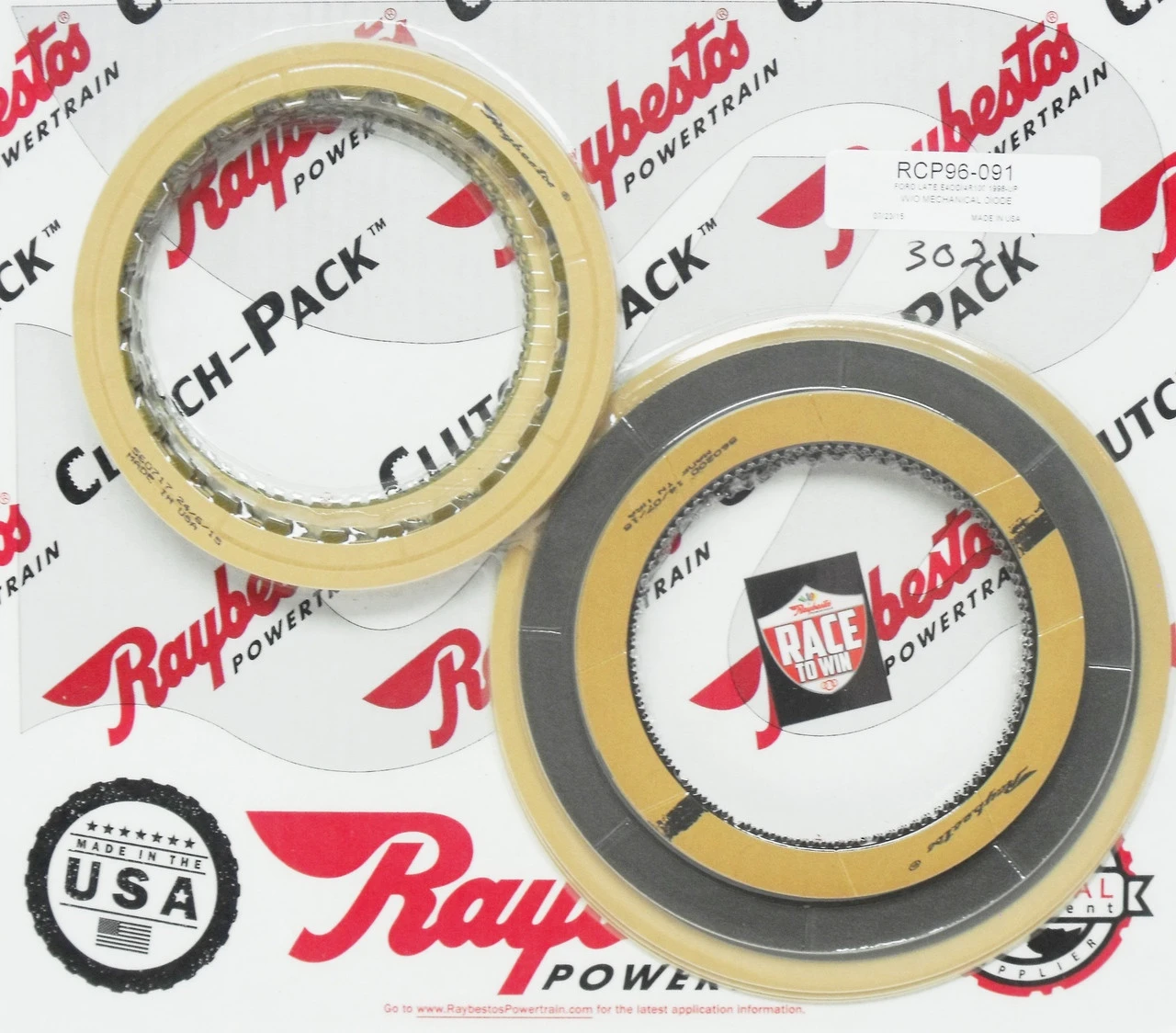Raybestos RCP96-091 E4OD 4R100 High Energy Clutch Friction Module April1997-UP () - view 2