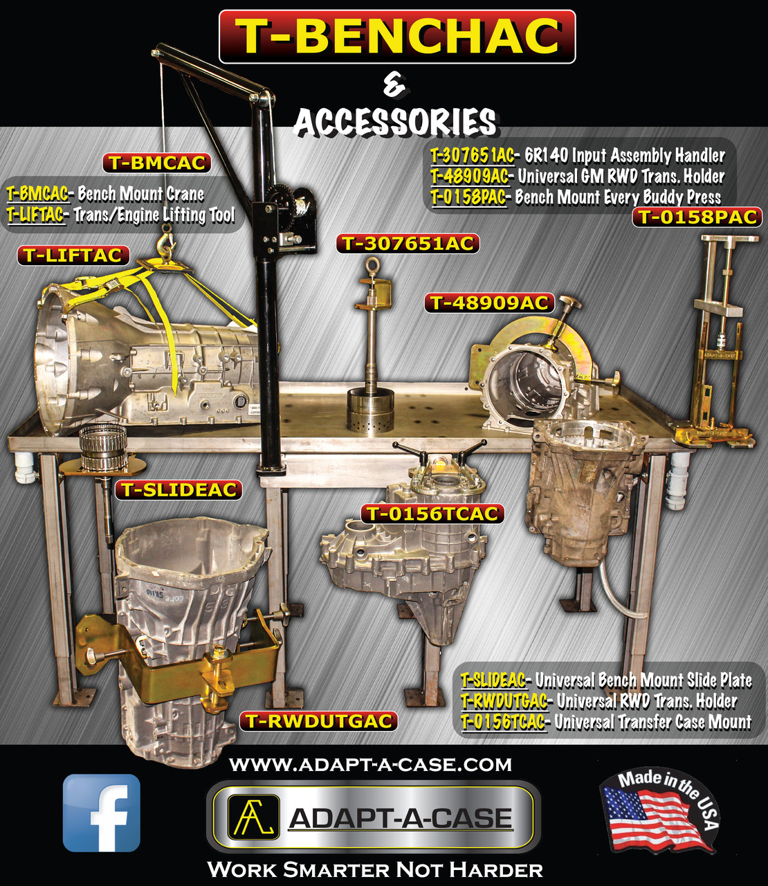 Heavy Duty Transmission Bench by Adapt-A-Case