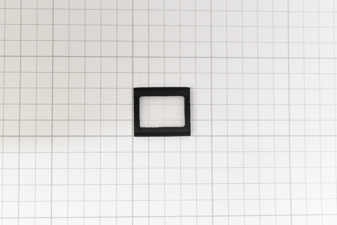 part laid on top of graph paper each small square is 1/8'' x 1/8''  part laid on top of graph paper each small square is 1/8'' x 1/8''