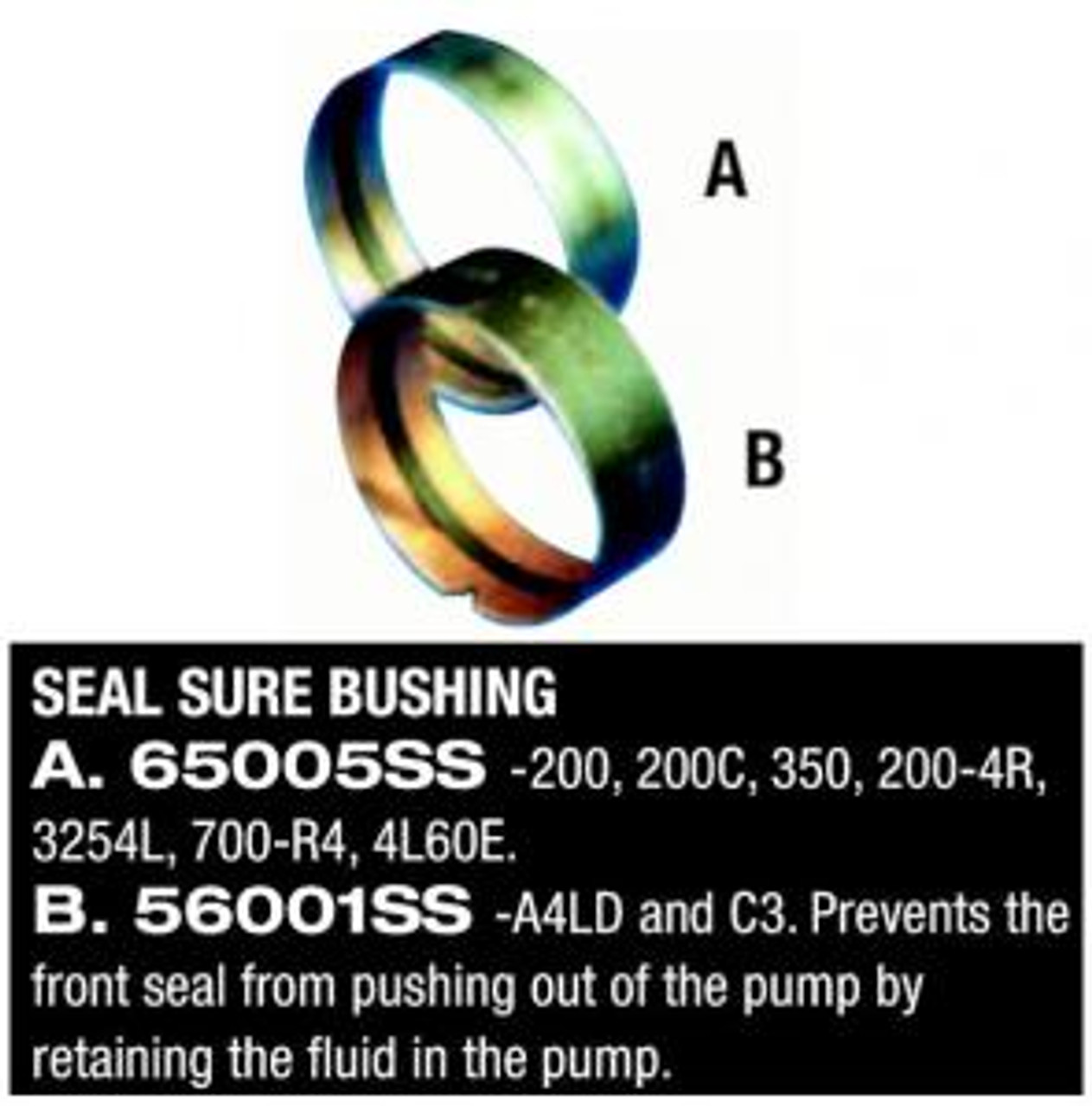 A4LD C3 Sure Seal Pump Body Converter Hub Bushing A4LD C3 Sure Seal Pump Body Converter Hub Bushing