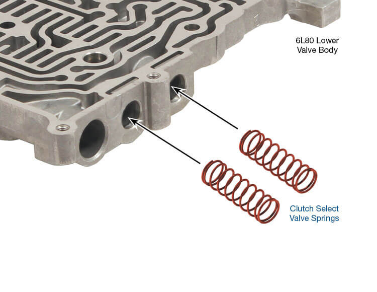 6L45 6L50 6L80 6L90 Clutch Select Valve Spring Kit | Sonnax | 2-Pack