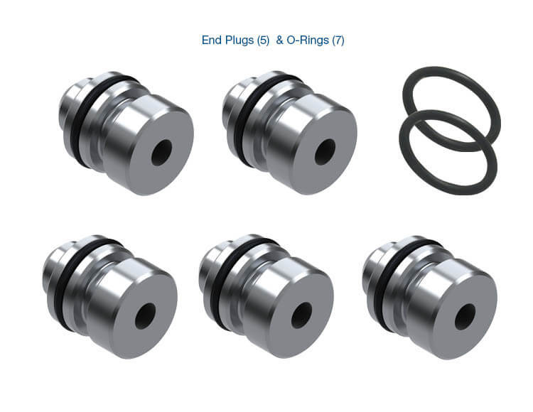 Sonnax 76948-49K 4R70 4R75 O-Ringed 3-4 Shift Valve End Plug Kit