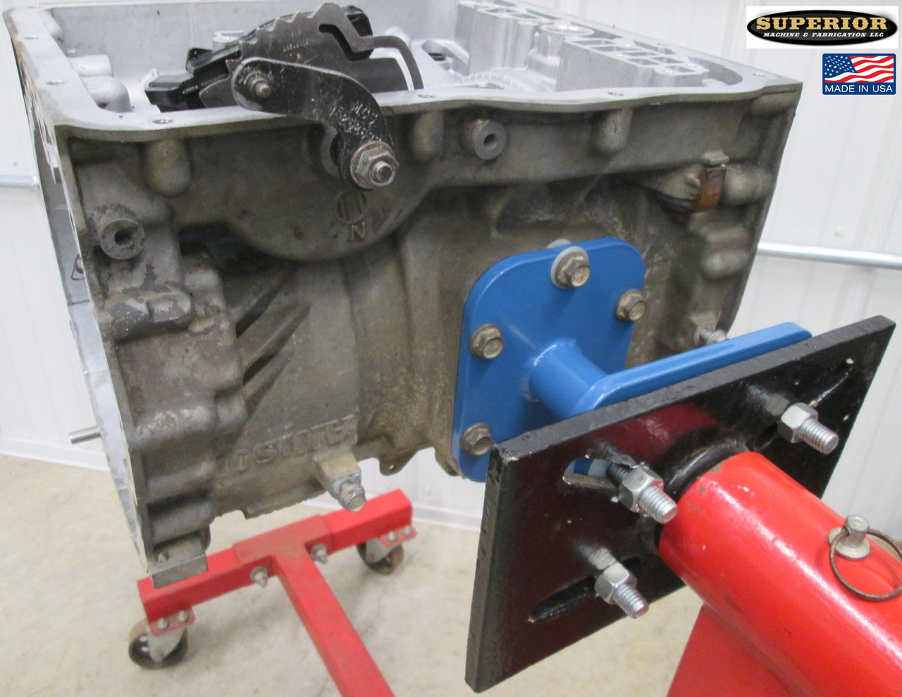 Allison Transmission Transfer Case PTO Cover Holding Fixture For Engine Stand