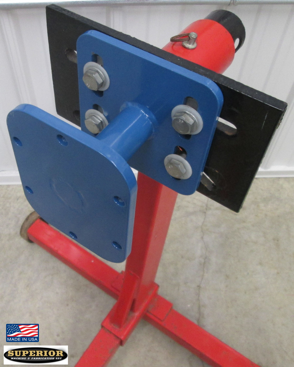 Superior Machine & Fabrication SMAF-005E Allison Transmission Transfer Case PTO Cover Holding Fixture For Engine Stand - view 7