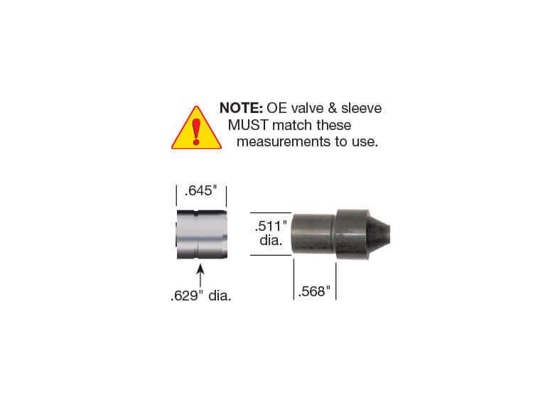 Sonnax 95740-44 6R100 6R80 Pressure Regulator Sleeve - view 2