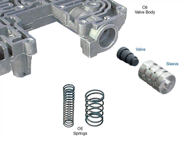 Sonnax 36946-03K C6 Boost Valve Kit - kit contents