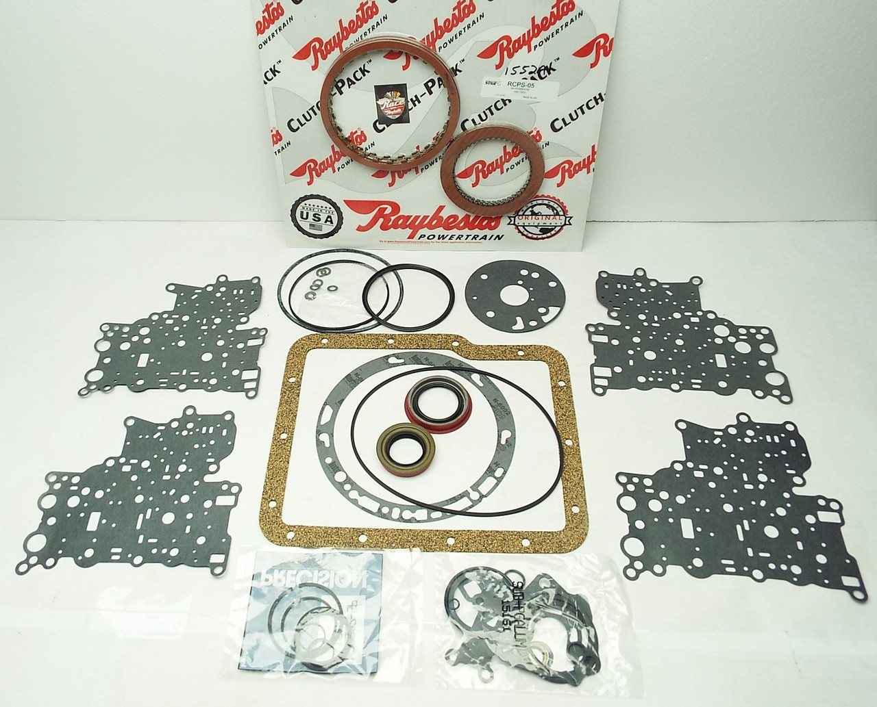Powerglide Banner Rebuild Kit: Overhaul & Raybestos Stage-1 Performance Friction Module (1962-1973)