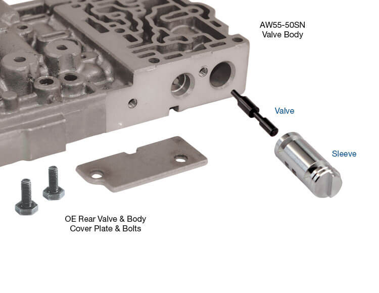 AW55-50SN AW55-51SN RE5F22A Lockup Relay Control Valve Kit | Sonnax