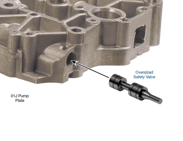 Sonnax 33741B-06 01J Oversized VSTV Pilot Pressure Valve - kit contents