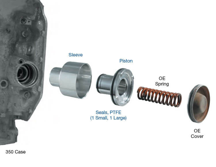 TH350 350C 1-2 Accumulator Sleeve Kit | Sonnax