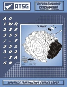 ATSG ATSG-AW55-50SN AW55/50/51 RE5F22A Tech Service Rebuild Manual (1987-1993)