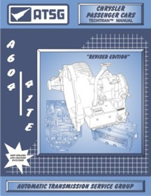 A604 41TE ATSG Tech Service Rebuild Manual