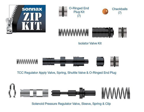 6F50 6F55 Sonnax Performance Zip Kit