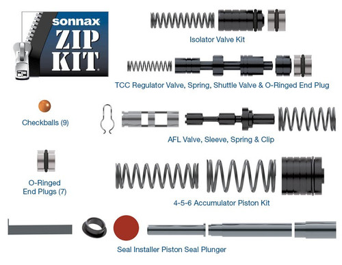 6T70 6T75 6T80 Sonnax Performance Zip Kit (GEN-2) - Global
