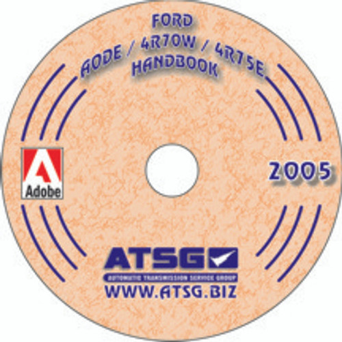 AODE 4R70 4R75 Update Handbook Technical Manual (Mini CD)