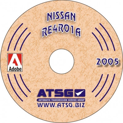 ATSG ATSG-RE4RO1A CD RE4R01A Transmission Tech Manual (Mini CD)