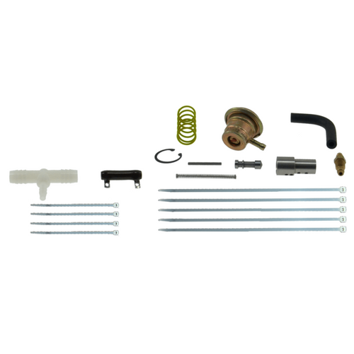 Great for transplants! Provides a more aggressive and tunable pressure boost curve with engine vacuum instead of vehicle PCM controlling PCS/EPC Solenoid. Note: This kit does not eliminate the need for TCM shift controls.