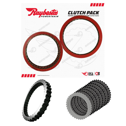 Raybestos® Powertrain GM 6L90 GPZ Clutch Pack® contains upgraded friction components manufactured with high-strength Stage-1 friction material for high temperature durability. for ultimate stress and high temperature durability.