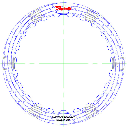 8L90 C3 1-3-5-6-7 Clutch HT Friction Plate | Raybestos