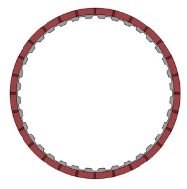 Alto 173740-150 A750 A760 Direct Clutch Red-Eagle Friction Plate