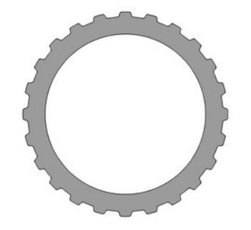 AL073709-250 A340 A350 AW4 A650 Overdrive Direct Clutch Steel Plate (1992-UP) 0.098