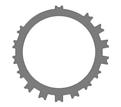 AL073707 A340 A350 AW4 Low-Reverse Clutch Steel Plate (1985-UP) 0.071''