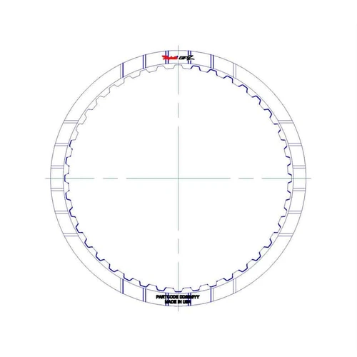 Raybestos GPZ500 AB60 B1 Clutch GPZ Friction Plate