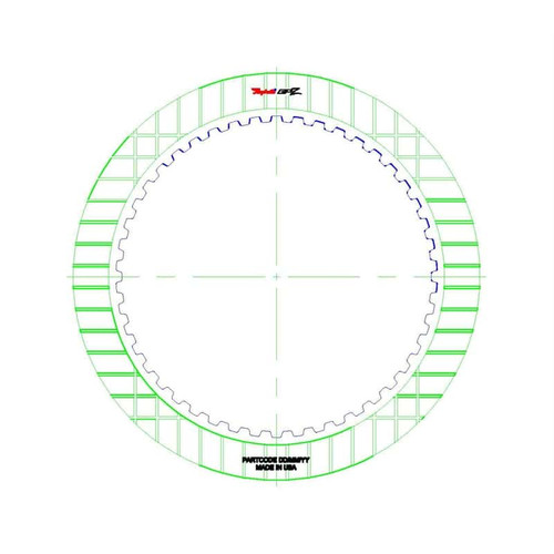 AB60 B3 Clutch GPZ Friction Plate | Raybestos | .072'' / 1.83mm