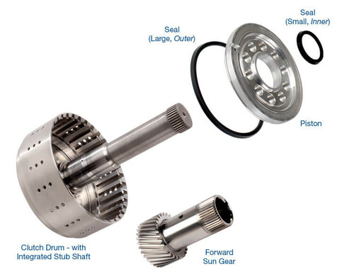 4R70 4R75 AODE Sonnax's Smart-Tech Direct Clutch Drum & Shaft Kit