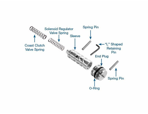 Sonnax 37947-09K 4R44E 4R55E 5R44E 5R55E TCC Regulator Sleeve Kit