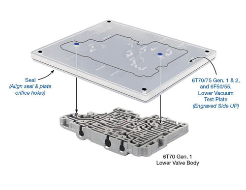 6F50 6F55 6T70/6T75(GEN1&2) Vacuum Test Plate Kit Lower VB Seal | Sonnax