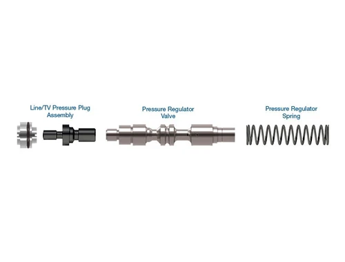 Sonnax 22771A-16K 48RE Oversized Lube Regulated Pressure Regulator Valve & LIne/TV Pressure Plug Kit