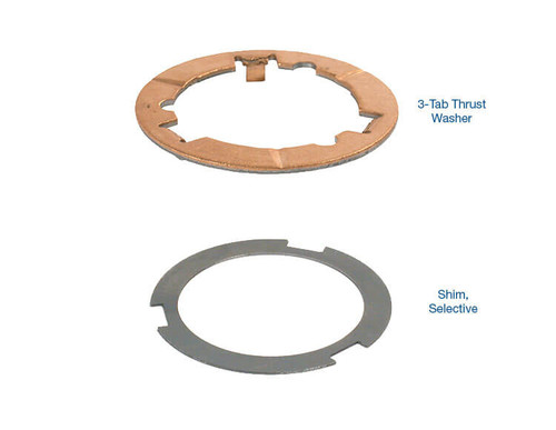 4L30E TH180 TH180C Pump Thrust Washer & Shim Kit | Sonnax | 3-Tab