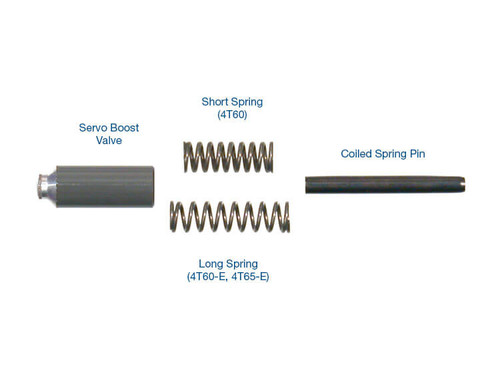 4T60 4T60E 4T65E Oversized 1-2 & Reverse Servo Boost Valve Kit | Sonnax