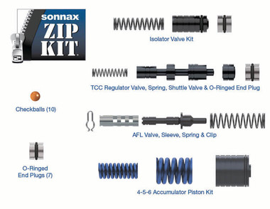 6T70 6T75 6T80 Performance Zip Kit (GEN-2) 6T70-G2-ZIP | Sonnax