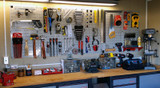 Work Bench Peg Board Masterpiece