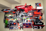 Nerf Gun Storage Pegboard Blaster Wall