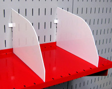 Pegboard Shelf Divider Pegboard Shelf Divider