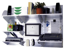 Metal Pegboard Office Organizer Metal Pegboard Office Organizer