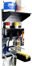 Paint Supplies Organizer Pegboard Kit Wall Control Paint Supplies Organizer Pegboard Kit Wall Control