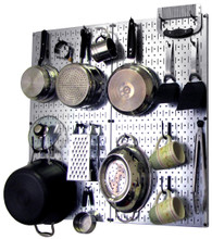 Steel Kitchen Pegboard Organizer Steel Kitchen Pegboard Organizer