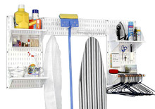 Laundry Room Wall Organizer For Ironing Boards and Broom Wall Storage Laundry Room Wall Organizer For Ironing Boards and Broom Wall Storage
