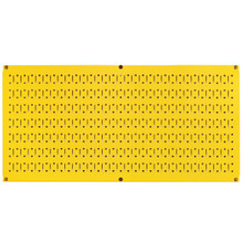 Yellow Peg Board by Wall Control Steel Pegboards Yellow Peg Board by Wall Control Steel Pegboards