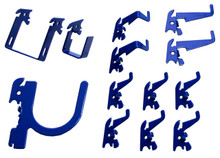 Variety of Peg Hooks for Pegboard Slots Variety of Peg Hooks for Pegboard Slots