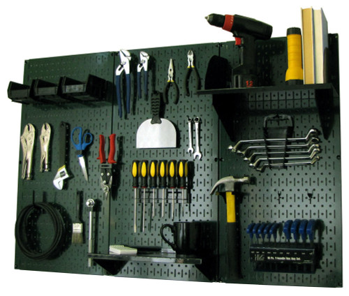 garage pegboard tool organizer
