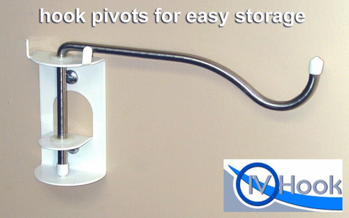 IV Hook to Replace IV Pole Stand - Wall Mount IV Bag Holder - Wall