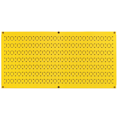 Yellow Peg Board by Wall Control Steel Pegboards