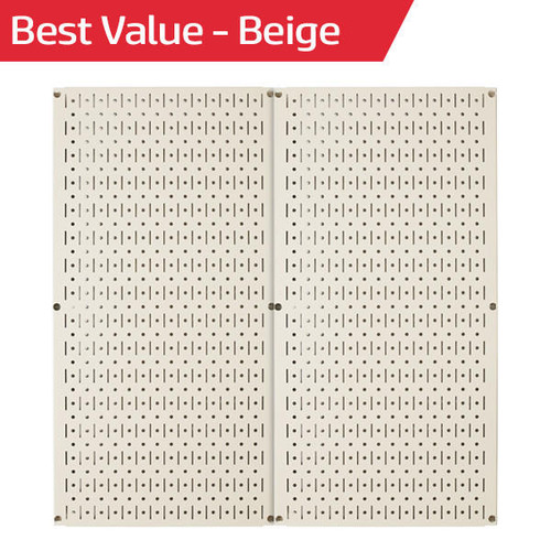 Best Value Pegboard - Wall Control Best Seller Beige Metal Peg Boards