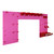 Free Shipping Pink Metal Pegboard